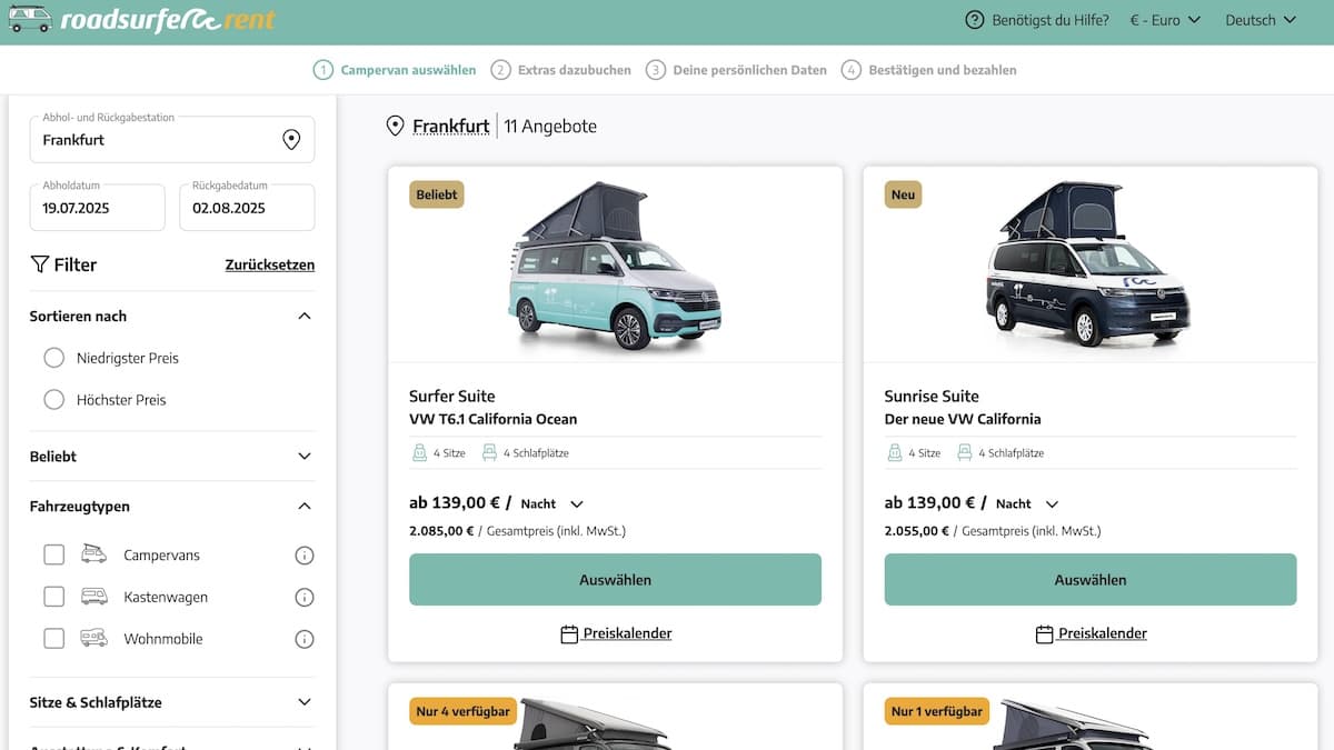 Roadsurfer Gutschein-Code